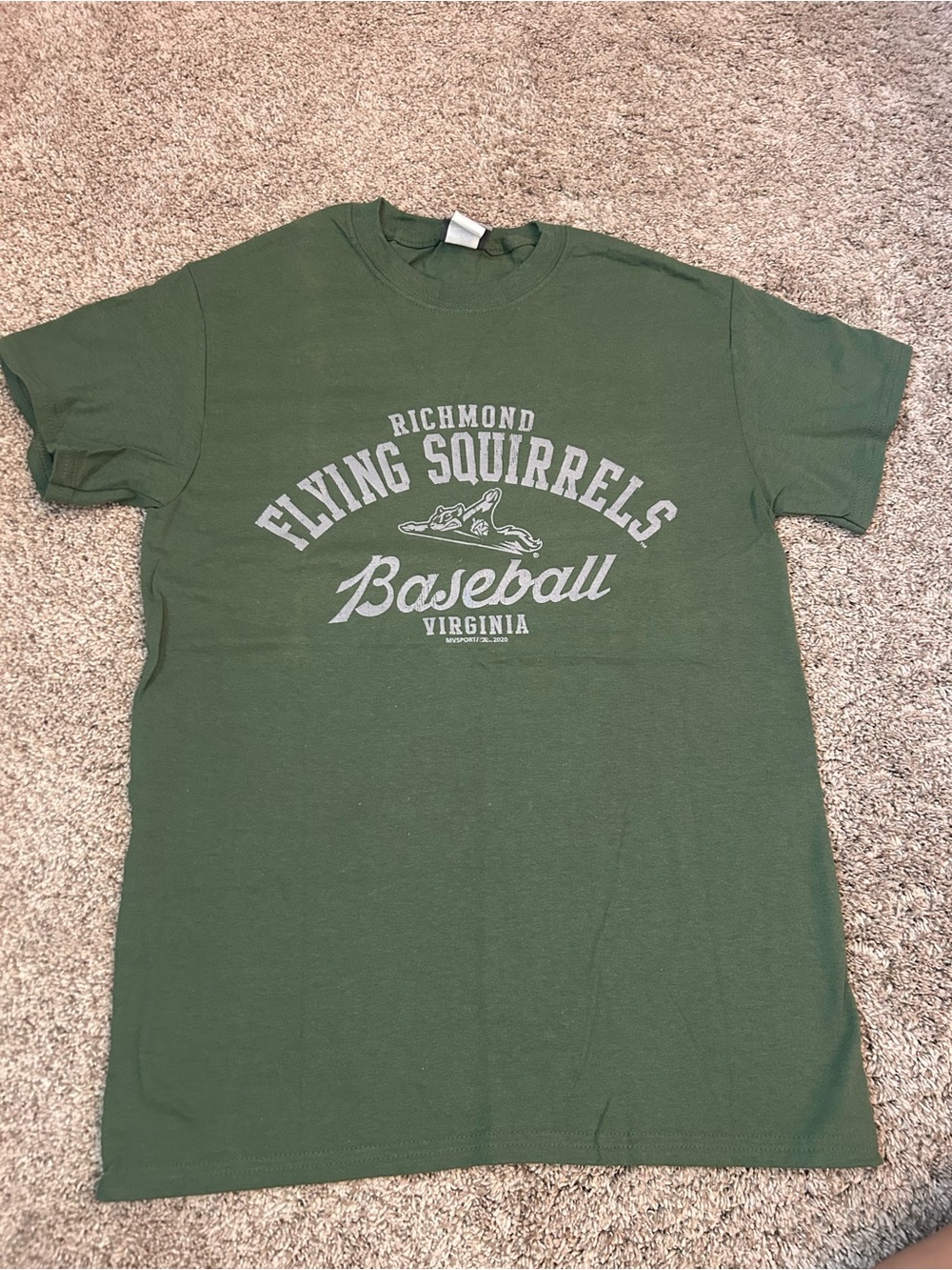 MV Sport Richmond Flying Squirrels Baseball Tee - Size S